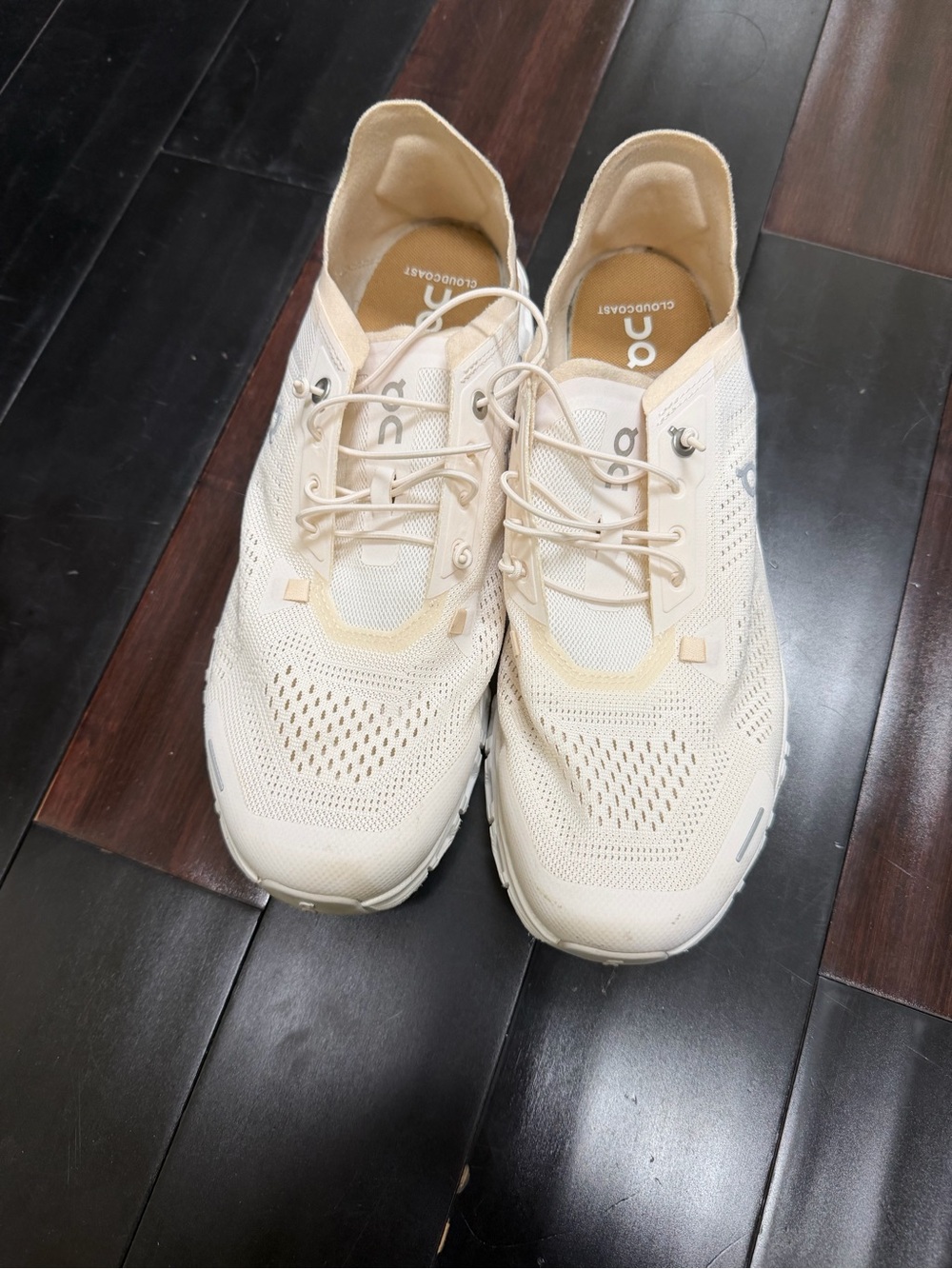 On Running Women's Cloudcoast Sneakers in Cream